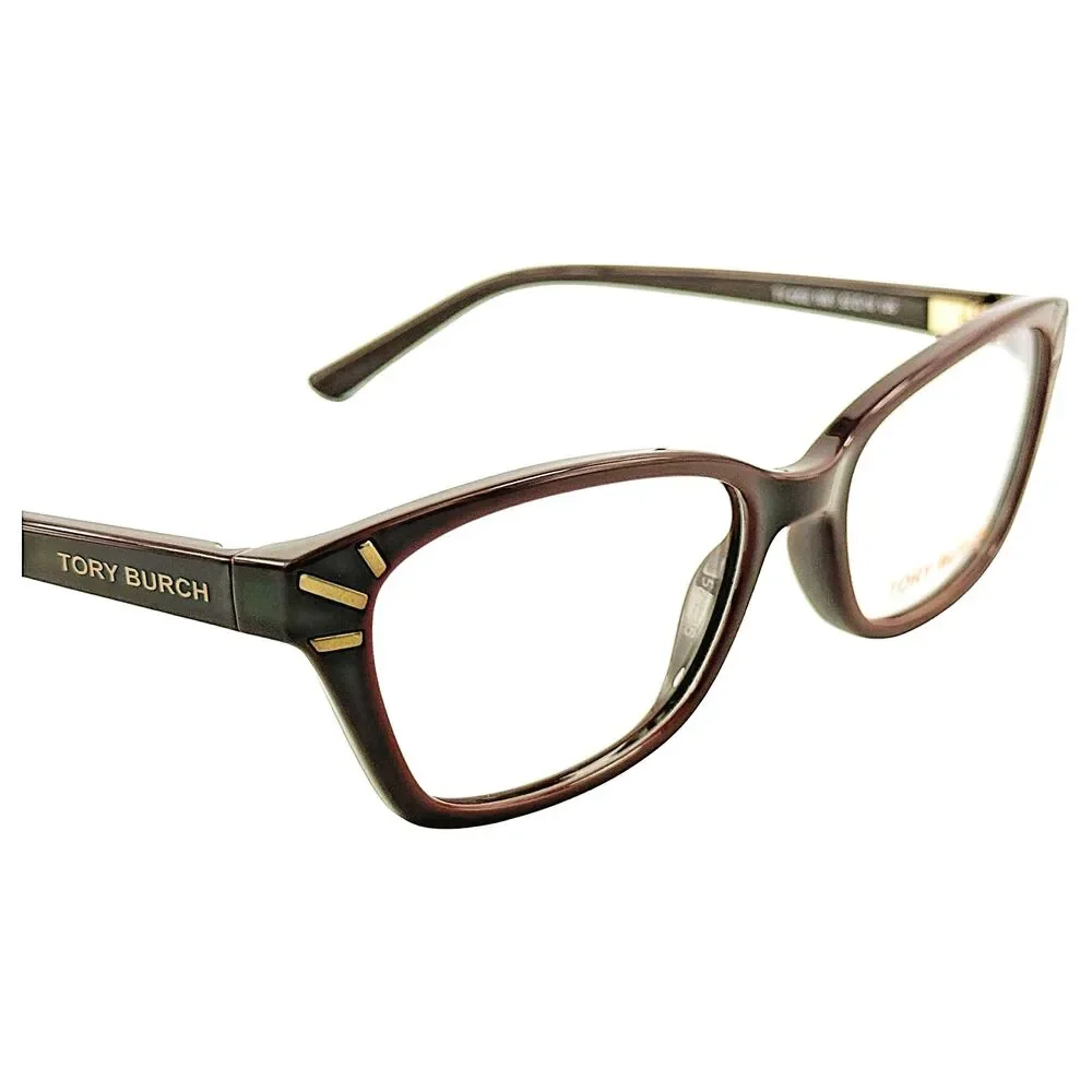 Tory Burch TY4002 Womens Plastic Eyeglass Frame 1681 Dark Bordeaux 52-16